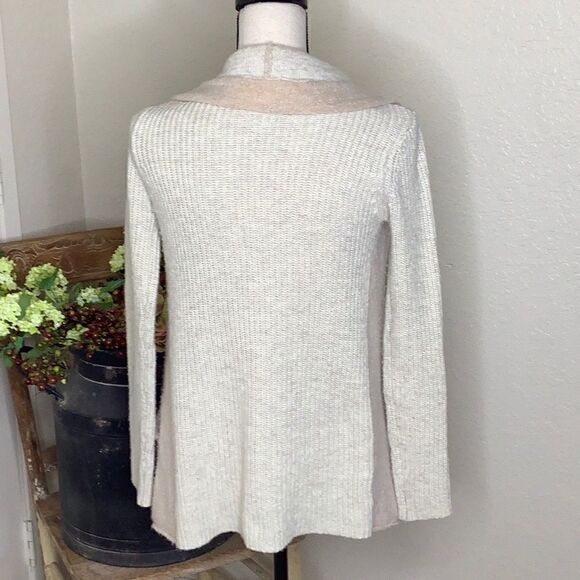 Anthropologie La Fee Verte Asymmetrical One Button Cardigan Sweater - Picture 5 of 13